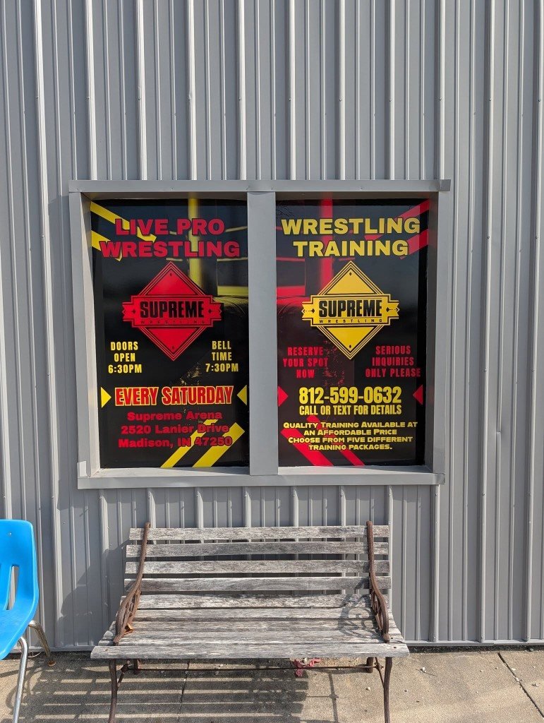 Supreme Wrestling window graphics after refresh